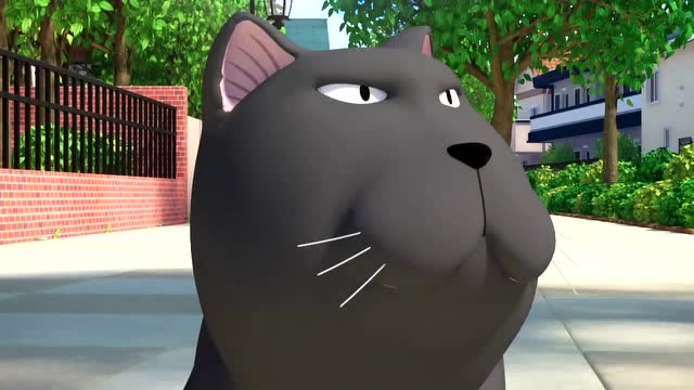 《甜甜私房猫》大黑你怎么随地尿尿,真是太不讲卫生了!