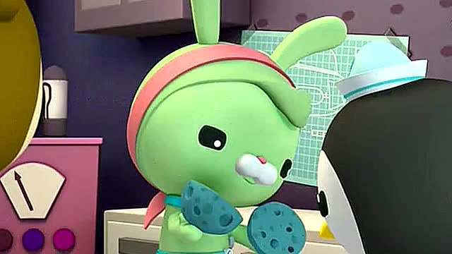 《海底小纵队》突突兔竟然想尝试进入石头隧道,她想干嘛