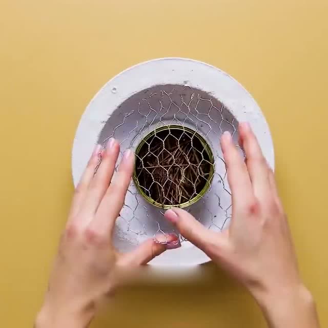 自制石膏火盆,简单易学,做一个取暖用