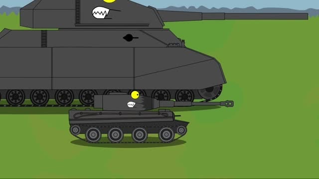 坦克世界动画:kv44对战巨鼠