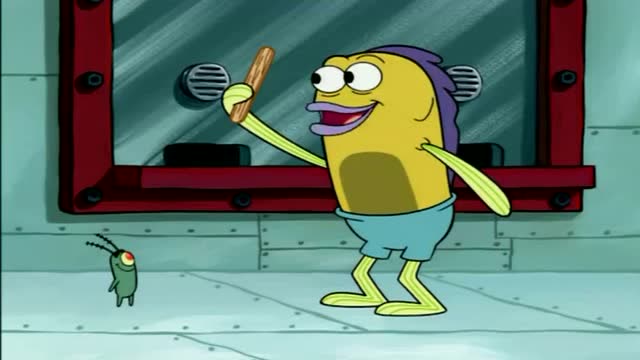 海绵宝宝:我想吃痞老板做的海霸棒