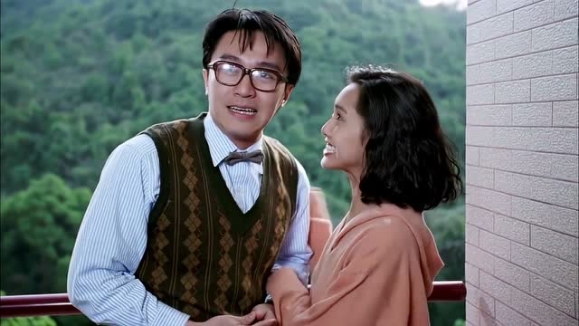 逃学威龙:星爷朱茵校园甜蜜kiss,好甜了