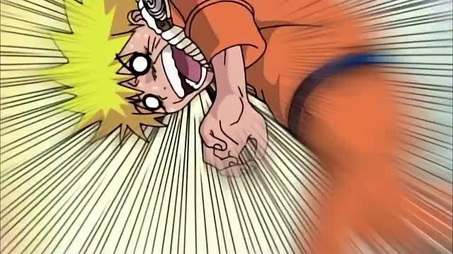 分身之术考试,不料鸣人只能分出一个,老师愤怒了