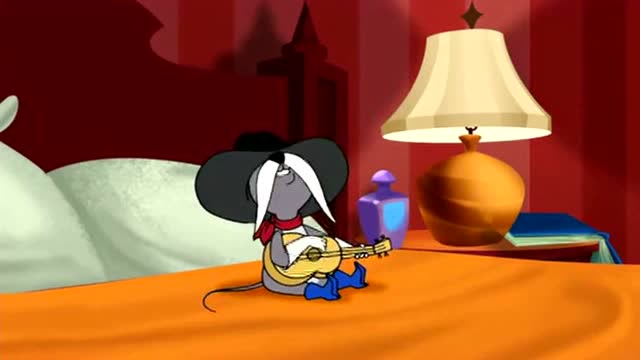 猫和老鼠:杰瑞的叔叔半夜不睡觉吵的杰瑞和汤姆睡不了