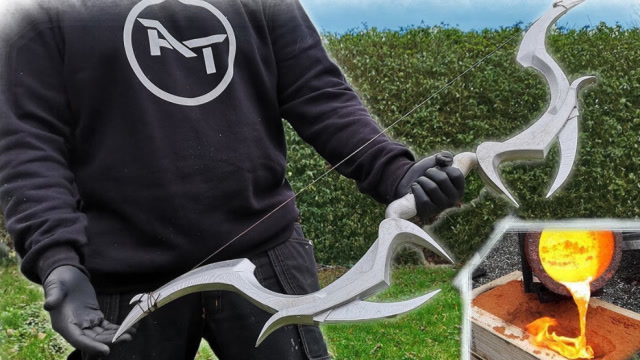 牛人自制的反曲弓威力可以有多大看完制作过程你就明白了什么