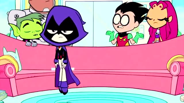 少年泰坦出击:这就是所谓的反差,外表冷静的乌鸦竟喜欢看漫画