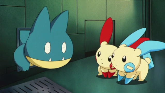 小卡比兽真聪明,救了正负电拍拍,好想收服它