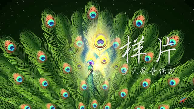 傣家小妹走过来傣族舞蹈演出led大屏高清背景视频素材