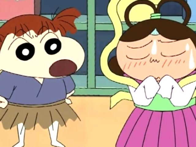 蜡笔小新:妮妮还想演一下浦岛太郎跟乙姬见面的场面