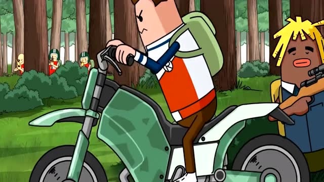 香肠派对:车神瓦特,骑摩的千里救队友