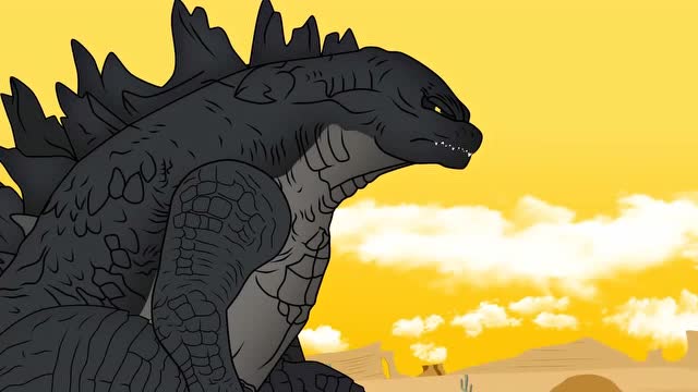 趣味动漫:红莲哥斯拉对战传奇哥斯拉,谁会取胜?