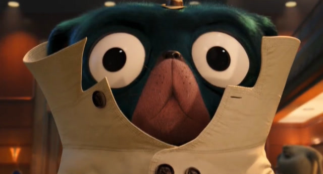 精灵旅社3:丹尼斯为宠物狗穿衣服戴帽子,果然躲过安检的查询!