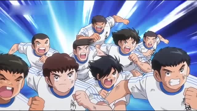 南葛队角球!石崎了射门!若岛津直接拦断