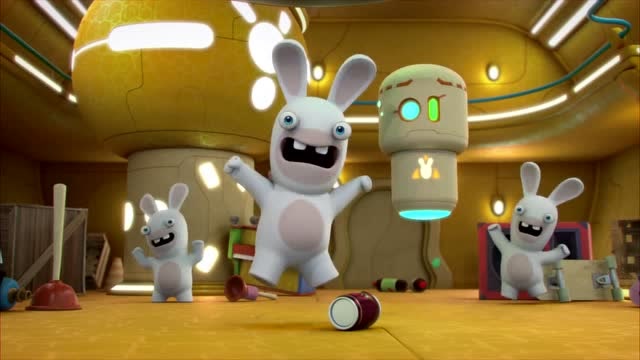 疯狂兔子第四季:紧急时刻丢了个萝卜,土拨鼠变回兔子,真机智!