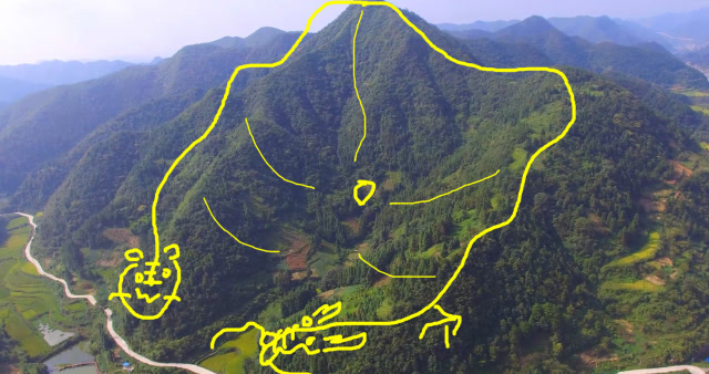 此地莲花开放形,青龙白虎守护,独一无二的风水宝地