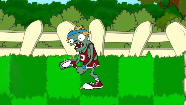 植物大战僵尸:跳杆僵尸上了太阳花的当,痛的嗷嗷直叫!