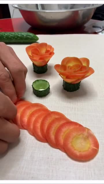 蔬菜雕刻入门简单图片