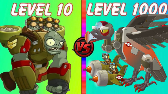 pvz2 天空巨人vs天空飞鸟僵王,我的厉害你还没有见识过