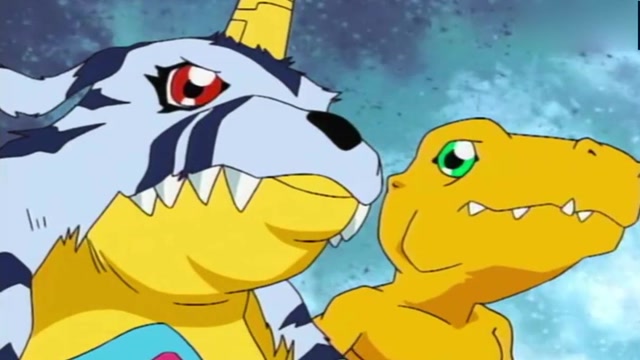 数码宝贝:亚古兽和加布兽,首次究极进化,太帅了!