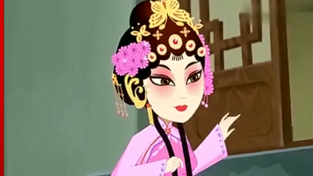 山东吕剧《喝面叶》动漫版