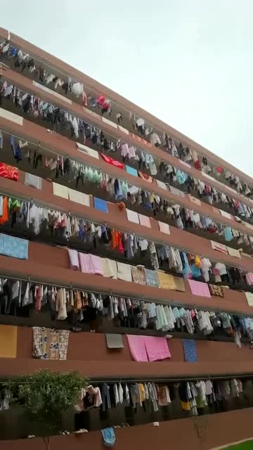 这就是开学后的女生宿舍楼简直是密集恐惧症的天敌