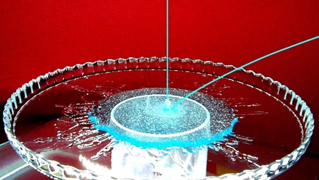 老外用洗发水和沐浴露演示凯伊效应,太好玩了,你知道是什么原理吗?