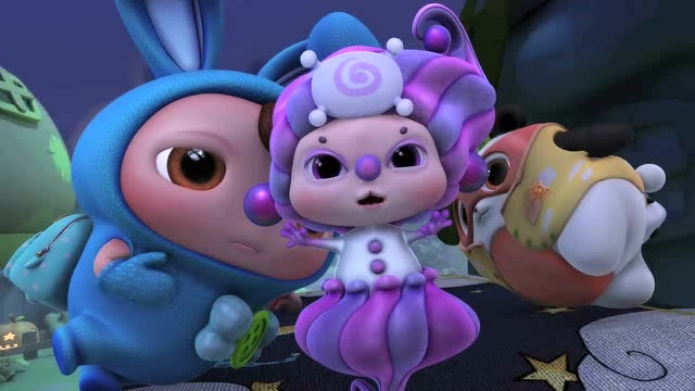 美梦年年:梦精灵用大糖果对付坏猫,将坏猫甩掉的远远的