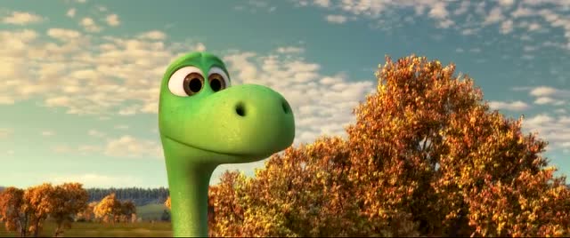 恐龙当家:阿罗终于可以在食物的城堡留自己的脚印,证明他长大了