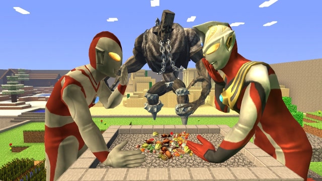 奥特曼兄弟在吃东西为什么怪兽来了也不消灭啊?