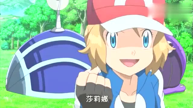 神奇宝贝莎莉娜穿上小智的衣服脸都红了