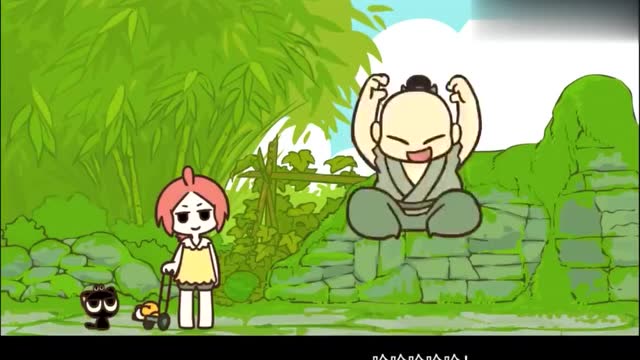 《罗小黑战记》:小白买西瓜,狗狗想欺负小黑比丢,没想到被吓跑