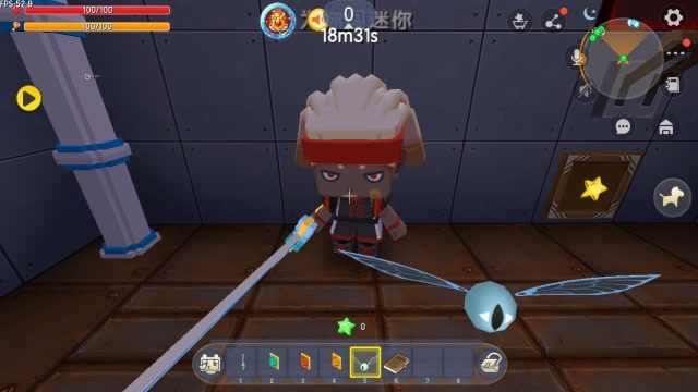 迷你世界:未来基地跑酷 只有大神能过的地图 暗墨凭实力终于过关了