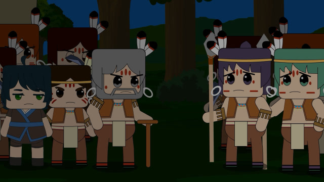 迷你大陆动画第84集:野人把战士们引出村子想干什么?