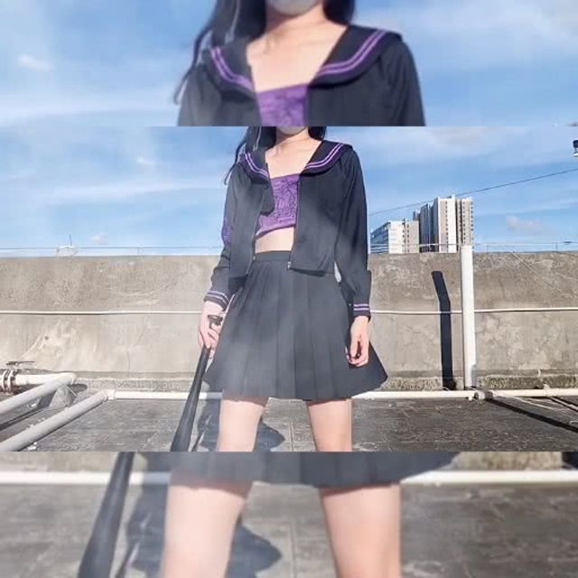 拥有马甲线的jk