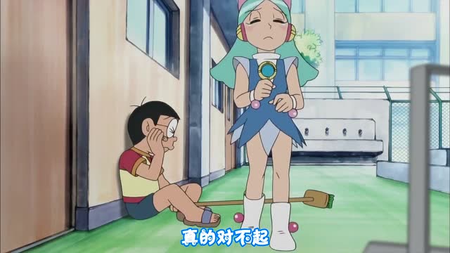 大雄把少女机器人露莉骂哭了,才发现她和自己一样又笨又善良