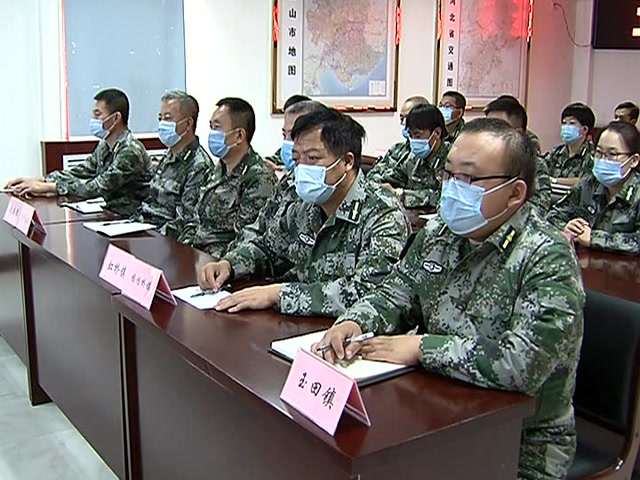 唐山市军分区政委赵尔全来玉田县检查调研