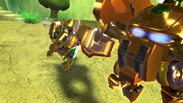 果宝特攻2:升级后的菠萝战宝,三招秒了盗版果宝特攻!