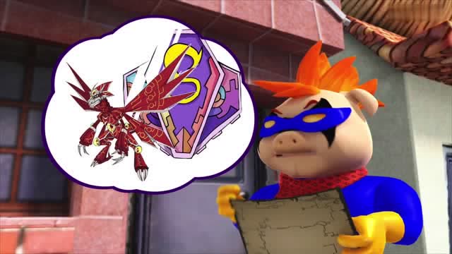 猪猪侠之积木世界圣者炎龙是顶级道具赤焰机甲只是一般的中级道具