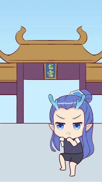 三太子成绩太差,龙王一生气就下了好久的暴雨