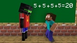 Minecraft动画：Him的数学题，怪物们的日常！