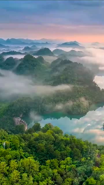 贵州长顺县杜鹃湖,太美了