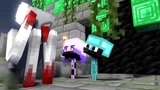 Minecraft动画：小怪物们的神庙逃亡挑战！