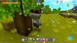 迷你世界：小杰和小伙伴一起野外植树遇到僵尸