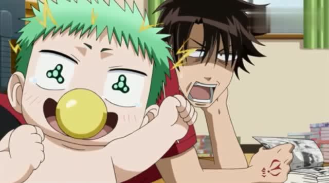 恶魔奶爸:男鹿背着小贝鲁去公园偶遇古市,这臭小子又胡思乱想了