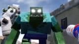 Minecraft动画：史蒂夫第一视角战巨型铁傀儡