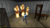 奥特曼鬼屋冒险34：密室出现三尊地狱火神使者，奥特曼拿木棒干架
