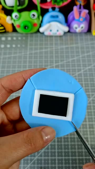 手工制作教程用轻黏土做的玩具手机迷你又可爱