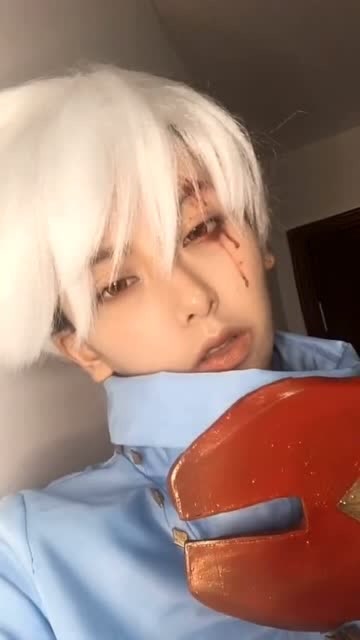 cos光遇男神人物卡卡西,发型好坏决定成败