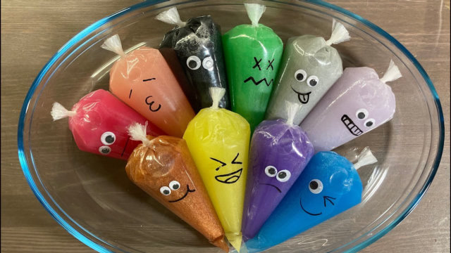 diy丝滑系混泥解压稳重灰史莱姆泥