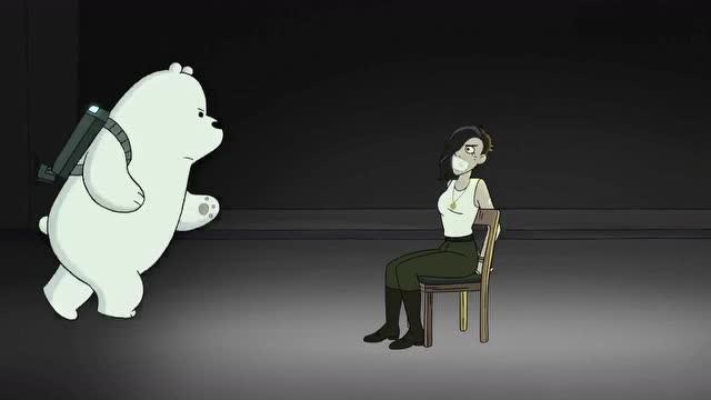 咱们裸熊:白熊临危不惧救雅娜,好man!